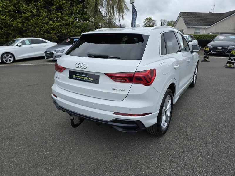 Audi Q3 S Line 35 2.0Tdi S GD70FZZ White #4