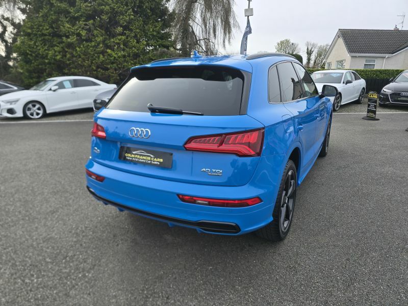 Audi Q5 S Line Black Edition 40 2.0Tdi Quattro MC68ZDW Blue #4