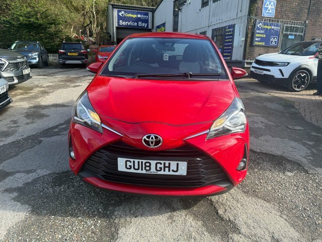 Toyota Yaris 2018 18 1.5 Vvt-i Icon Tech Hatchback M GU18GHJ Red #2