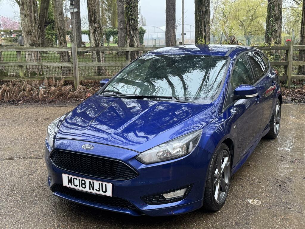 Ford Focus 1.0T Ecoboost St-line X Hatchback Manua MC18NJU Blue #5