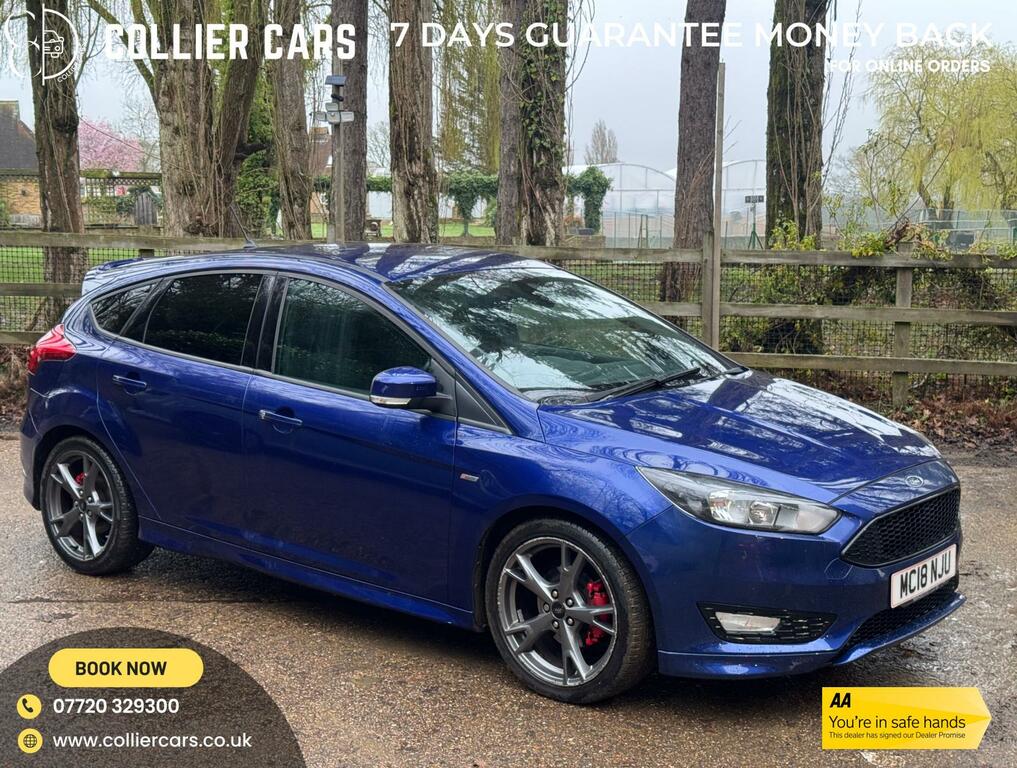 Ford Focus 1.0T Ecoboost St-line X Hatchback Manua Blue