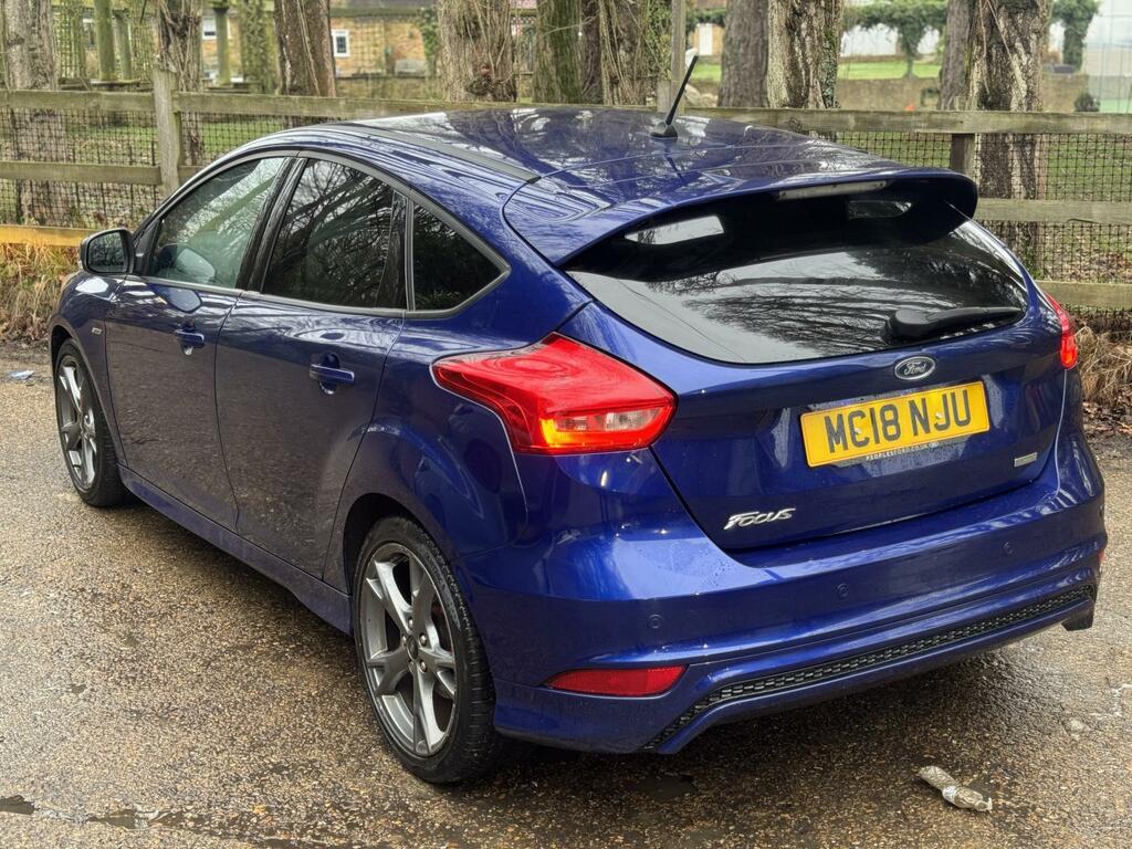 Ford Focus 1.0T Ecoboost St-line X Hatchback Manua MC18NJU Blue #3