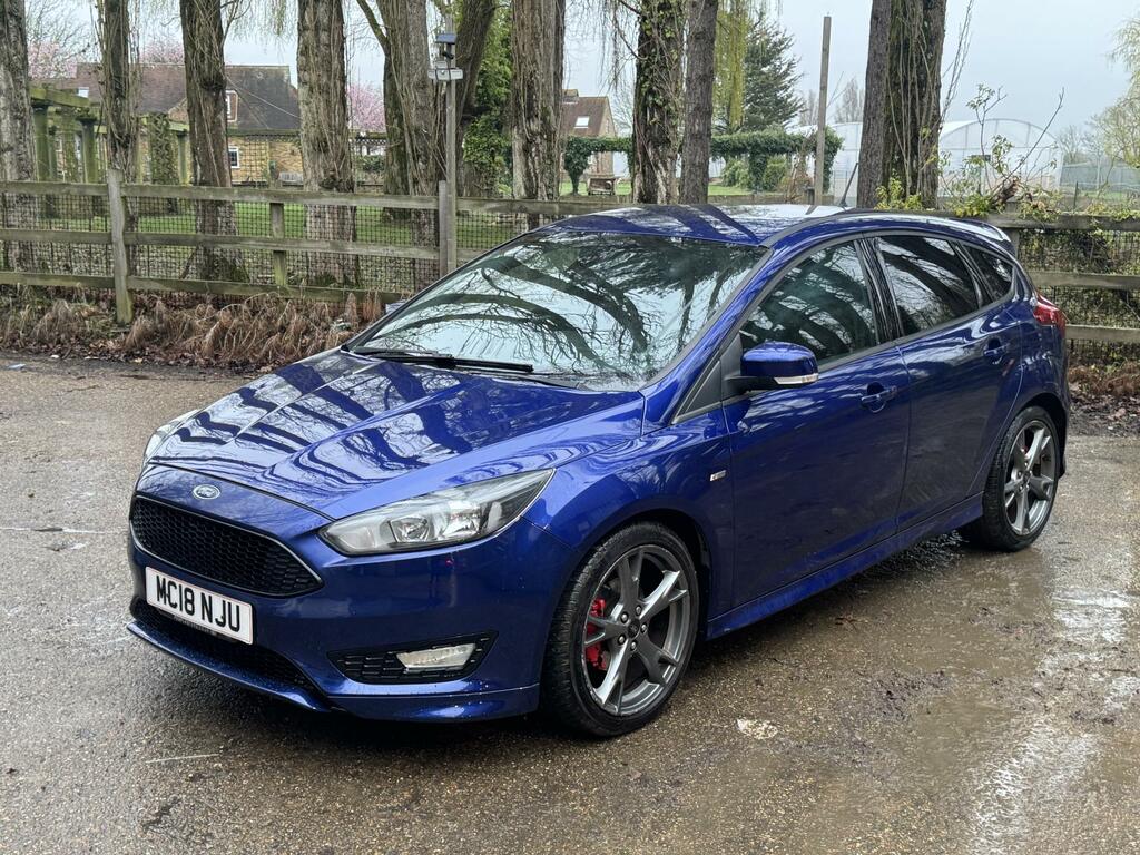 Ford Focus 1.0T Ecoboost St-line X Hatchback Manua MC18NJU Blue #6