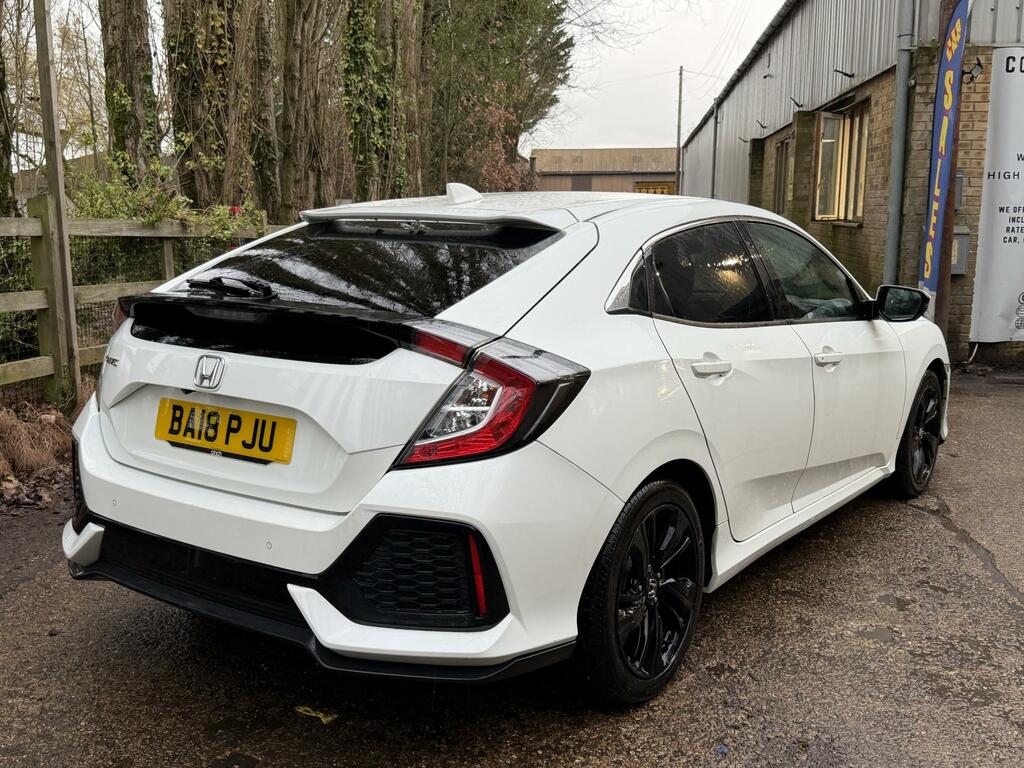 Honda Civic 1.0 Vtec Turbo Sr Hatchback Euro BA18PJU White #5