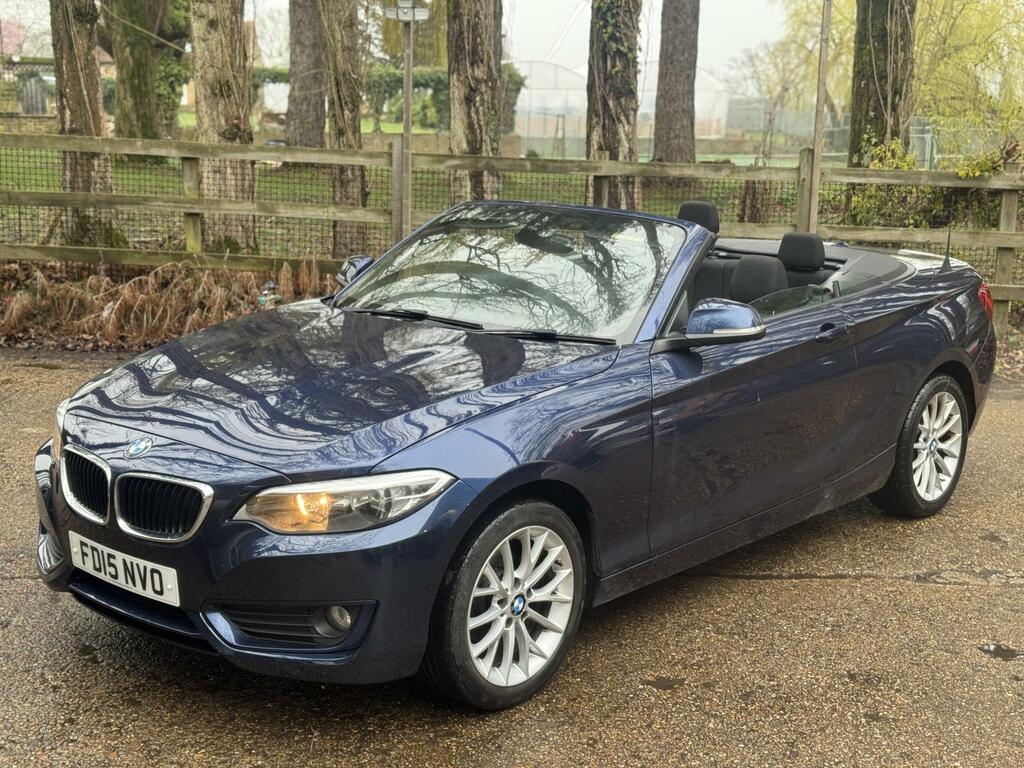 BMW 2 Series 1.5 218I Se Convertible Euro 6 FD15NVO Blue #4
