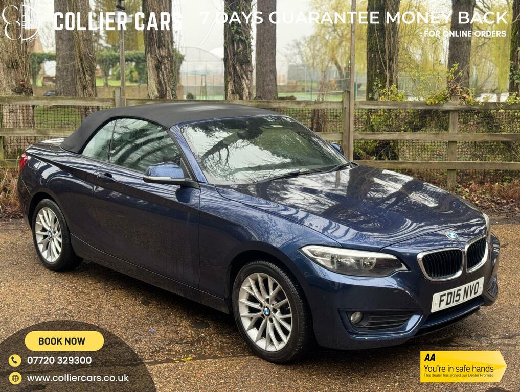 BMW 2 Series 1.5 218I Se Convertible Euro 6 Blue