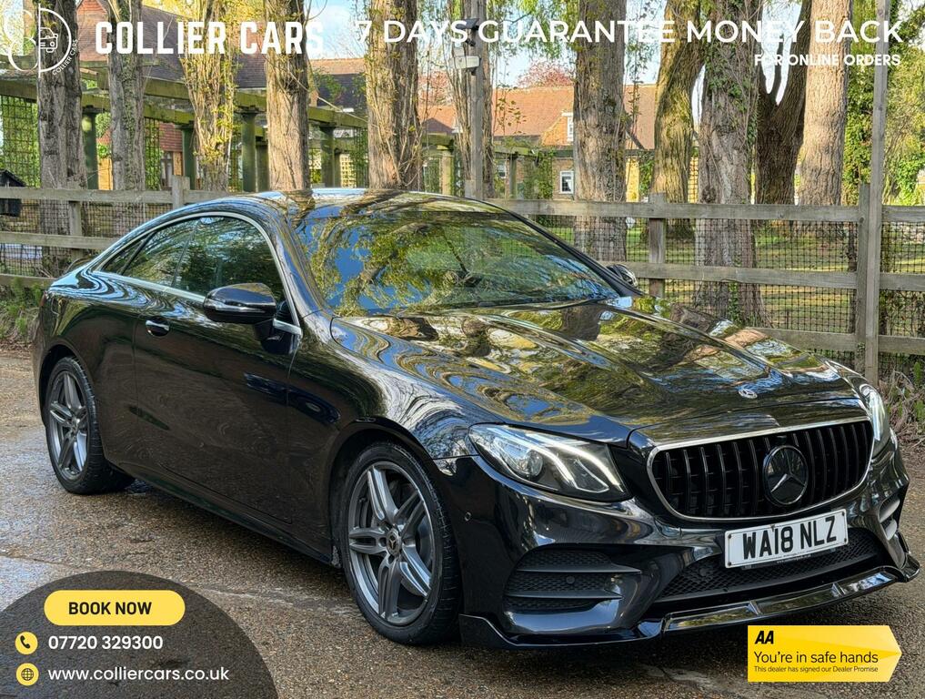 Mercedes-Benz E Class 2.0 E300 Amg Line Coupe G-tronic Euro Black