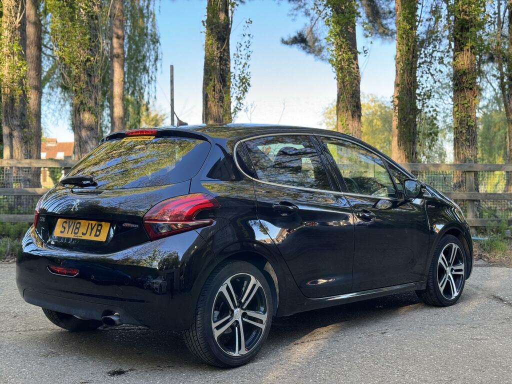 Peugeot 208 1.2 Puretech Gpf Gt Line Hatchback Manu SY18JYB Black #3