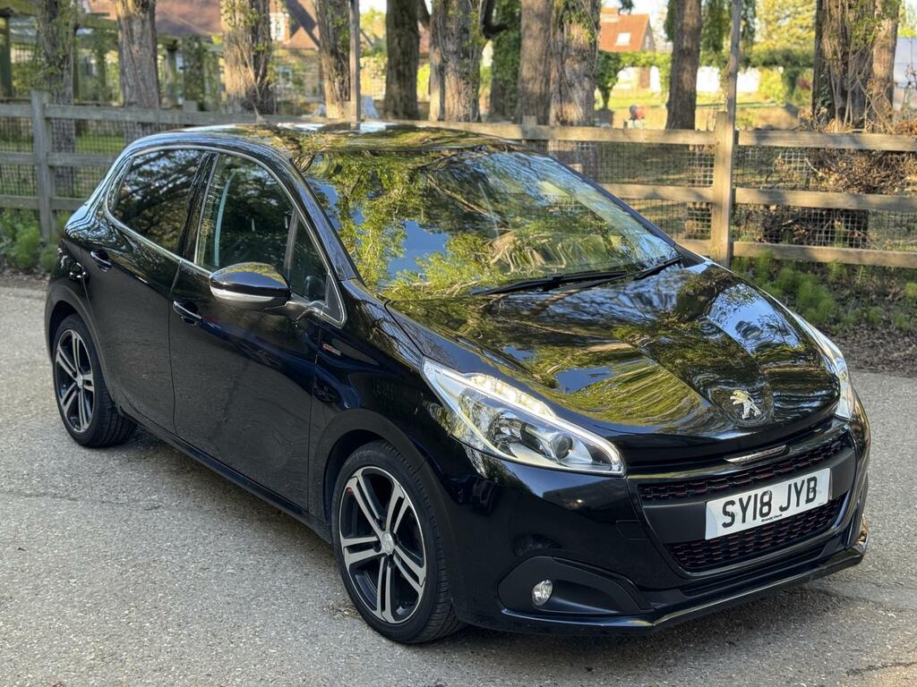 Peugeot 208 1.2 Puretech Gpf Gt Line Hatchback Manu SY18JYB Black #6