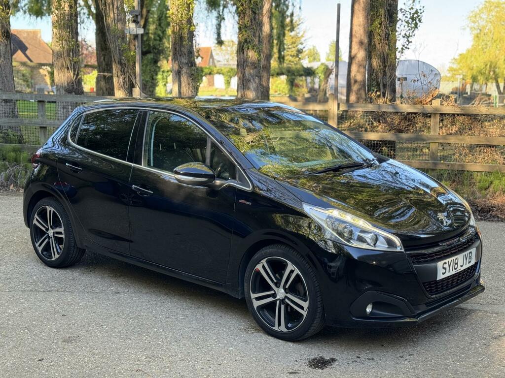 Peugeot 208 1.2 Puretech Gpf Gt Line Hatchback Manu SY18JYB Black #4