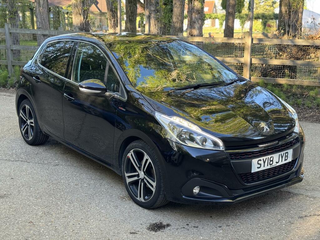 Peugeot 208 1.2 Puretech Gpf Gt Line Hatchback Manu SY18JYB Black #5