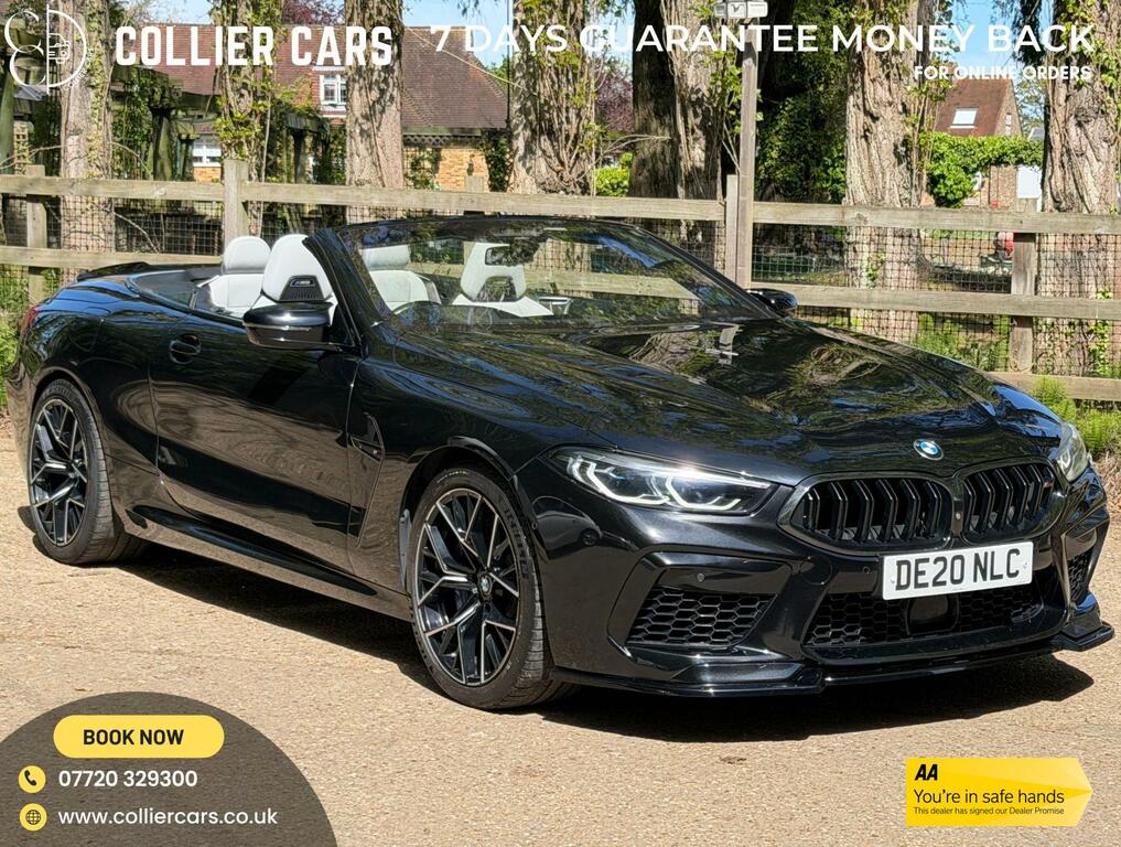 BMW M8 4.4I V8 Competition Convertible Steptro Black