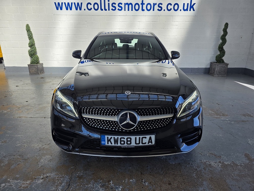 Mercedes-Benz C Class 1.5 C200 Mhev Eq Boost Amg Line Premium Estate 5 KW68UCA Black #3