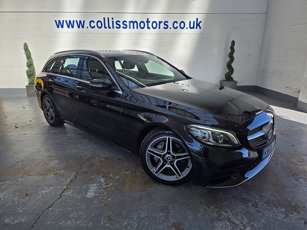 Mercedes-Benz C Class 1.5 C200 Mhev Eq Boost Amg Line Premium Estate 5 Black