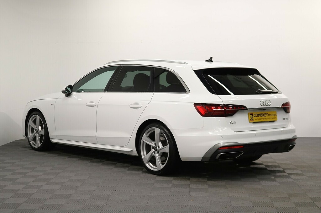 Audi A4 Avant Tdi S Line WP73XLG White #4