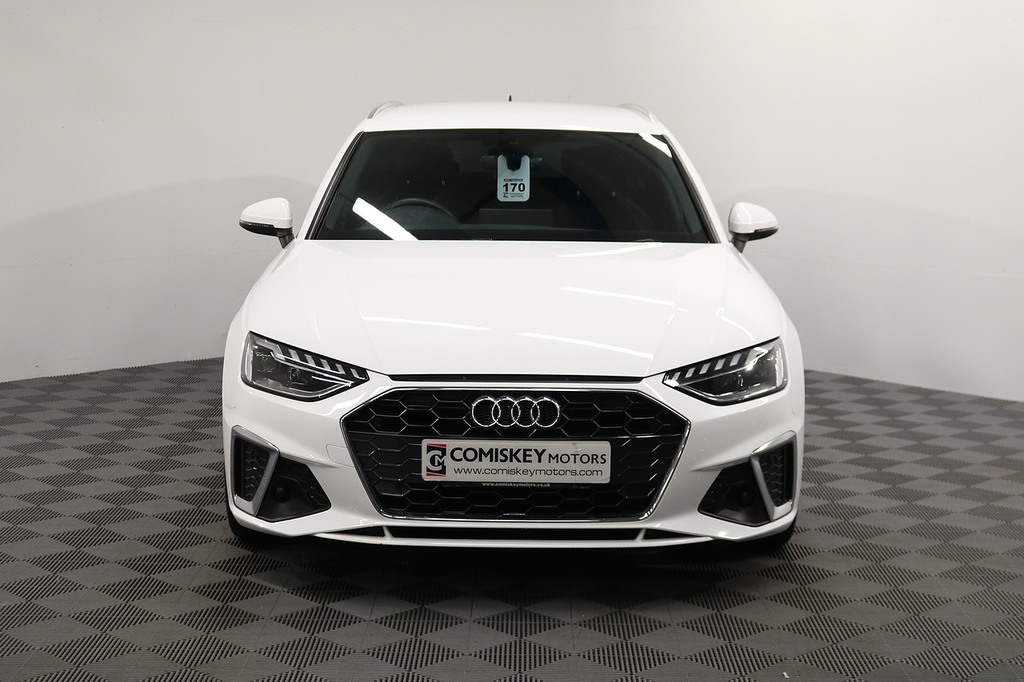 Audi A4 Avant Tdi S Line WP73XLG White #2