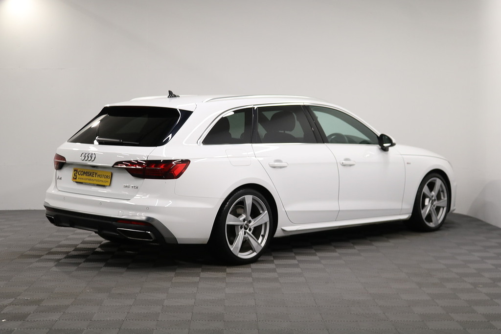 Audi A4 Avant Tdi S Line WP73XLG White #6