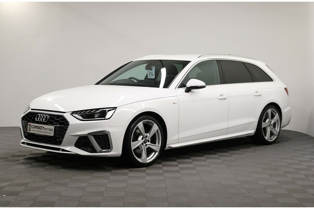 Audi A4 Avant Tdi S Line WP73XLG White #3