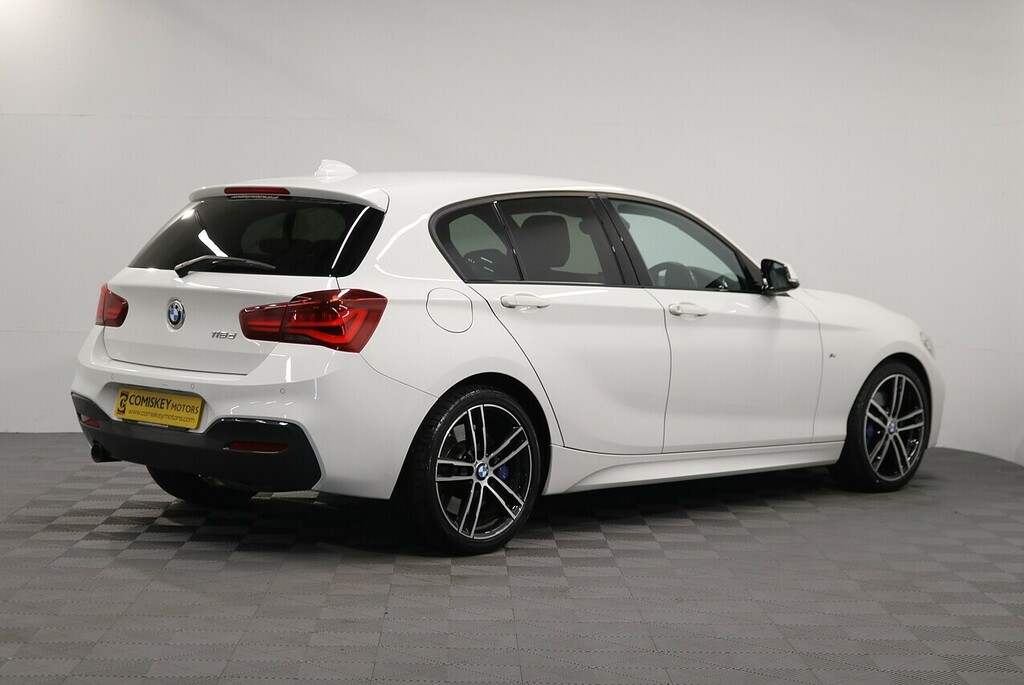 BMW 1 Series 118D M Sport Shadow Edition YK19PHW White #6