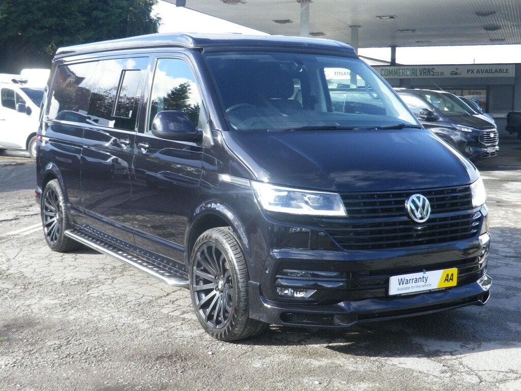 Volkswagen Transporter Camper Van 2.0 Bitdi 204Ps T32 Highline Dsg Camper VN24GYY Black #2