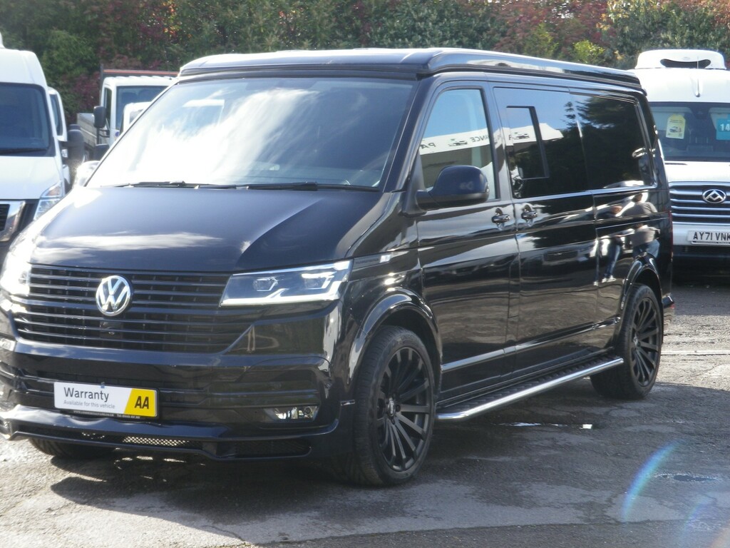 Volkswagen Transporter Camper Van 2.0 Bitdi 204Ps T32 Highline Dsg Camper VN24GYY Black #4