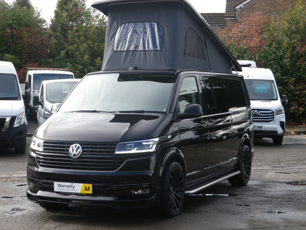 Volkswagen Transporter Camper Van 2.0 Bitdi 204Ps T32 Highline Dsg Camper VN24GYY Black #3