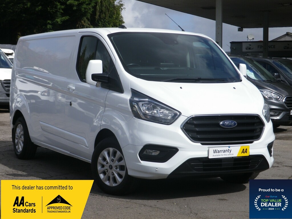 Ford Transit Custom Panel Van L2 2.0 300 Ecoblue Limited 202070 White