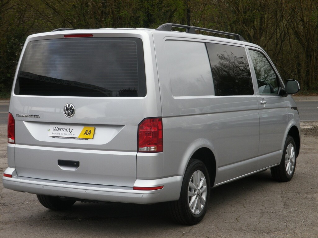 Volkswagen Transporter Panel Van 2.0 Tdi T28 Highline Panel Van With Side CE73MDU Silver #4