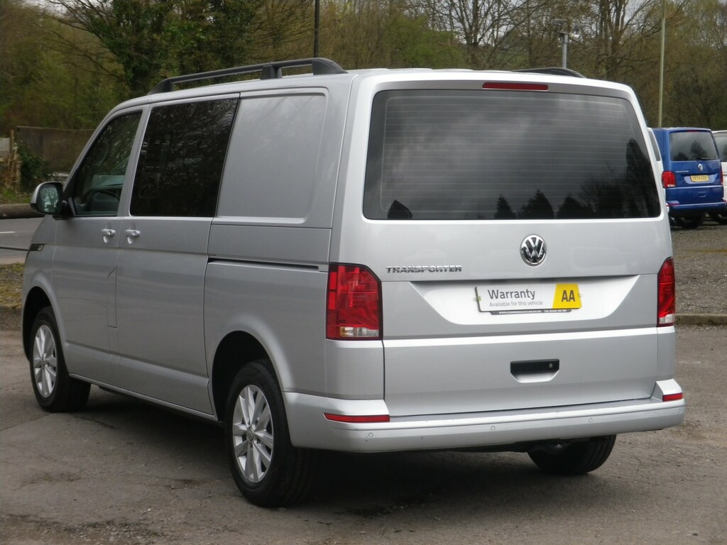 Volkswagen Transporter Panel Van 2.0 Tdi T28 Highline Panel Van With Side CE73MDU Silver #3