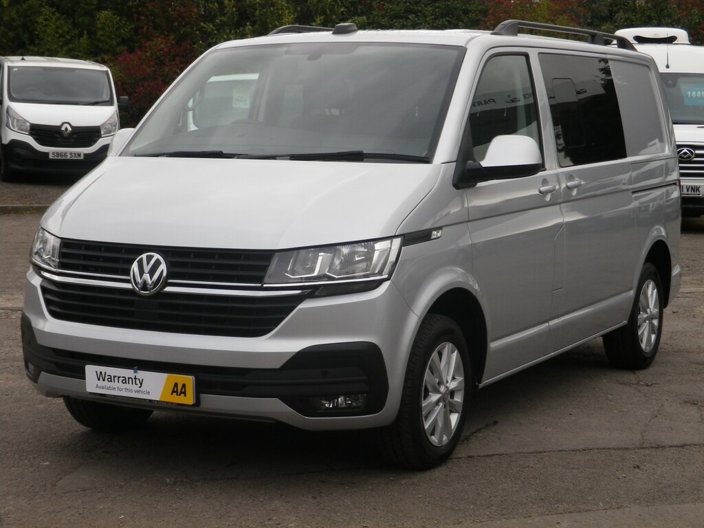 Volkswagen Transporter Panel Van 2.0 Tdi T28 Highline Panel Van With Side CE73MDU Silver #2