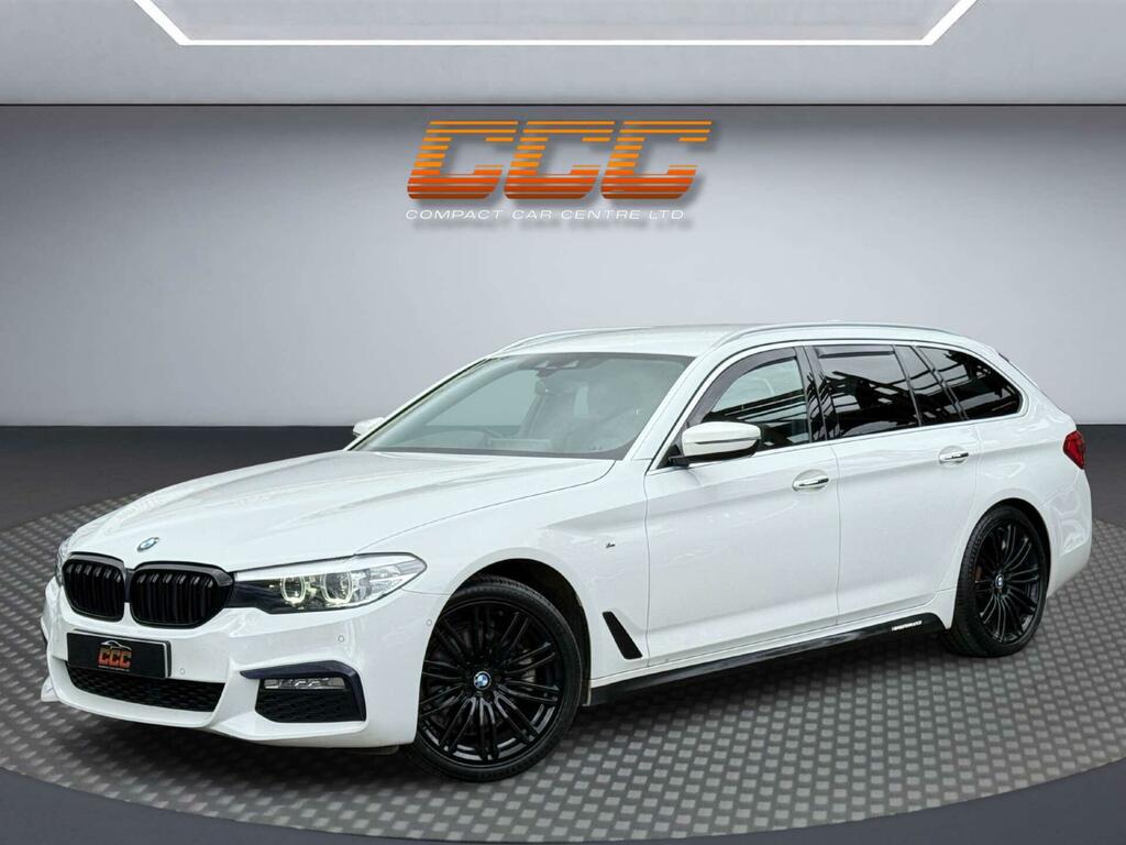 BMW 5 Series 2.0 520D M Sport Touring Xdrive Euro 6 Ss White #2