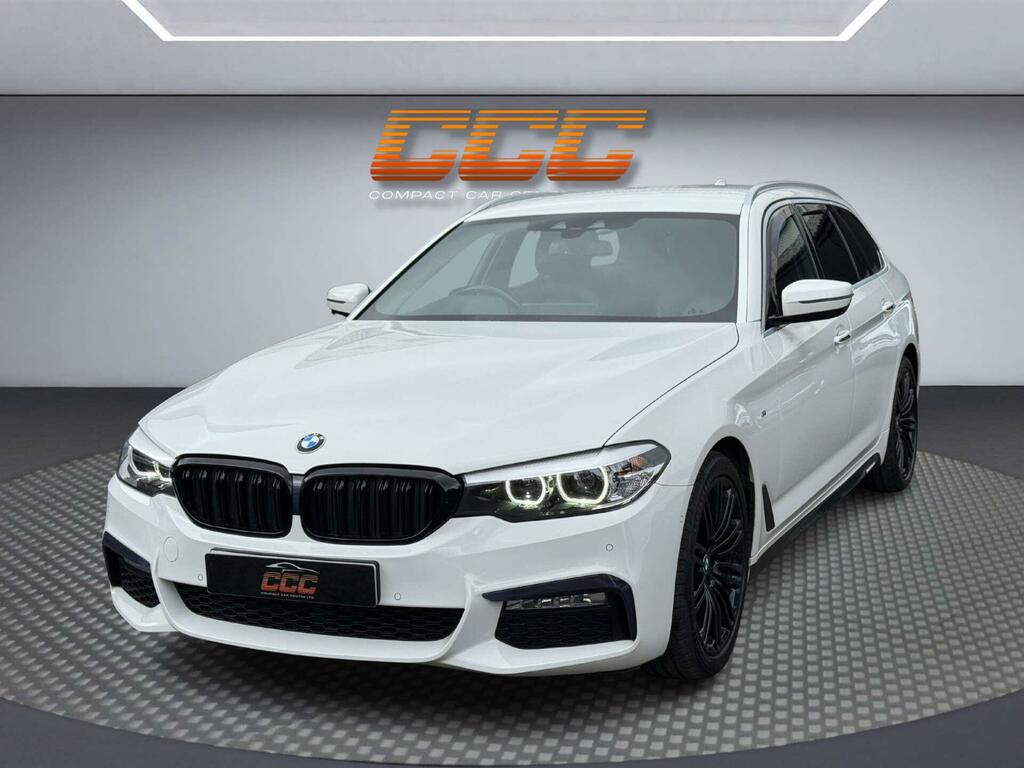 BMW 5 Series 2.0 520D M Sport Touring Xdrive Euro 6 Ss White #6