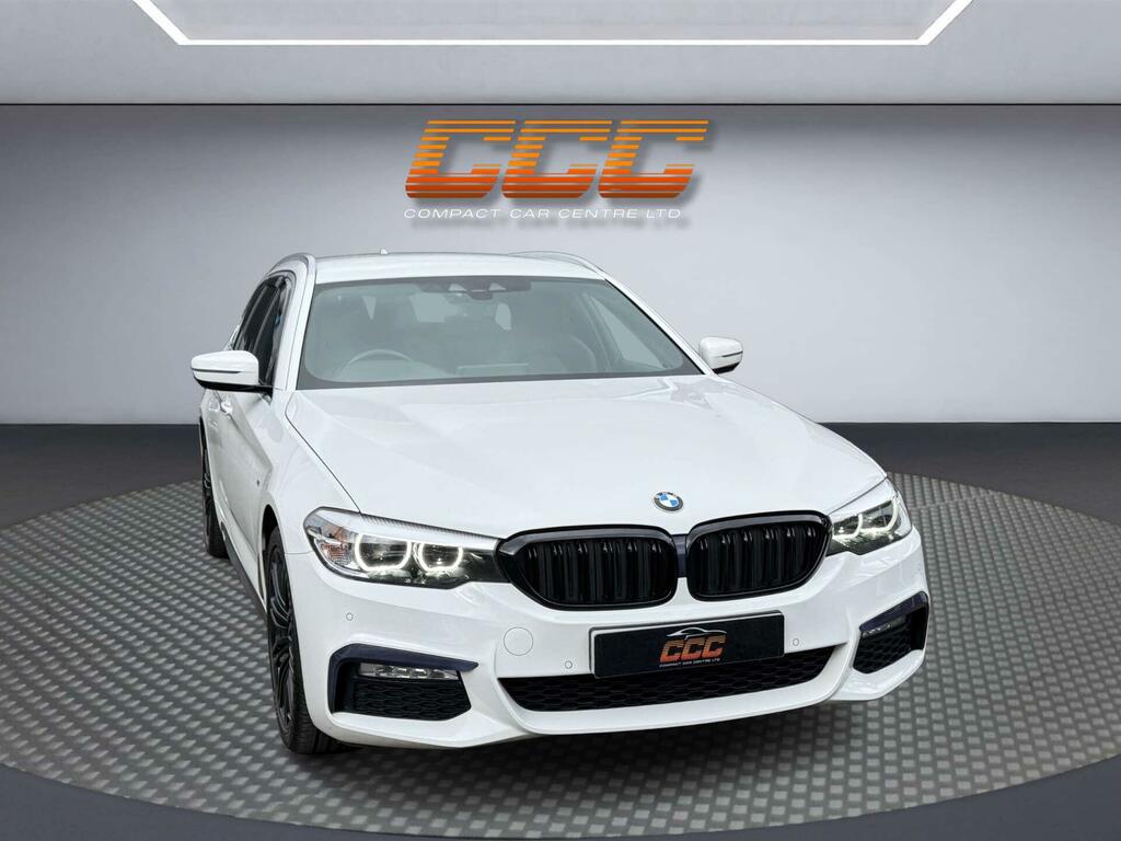 BMW 5 Series 2.0 520D M Sport Touring Xdrive Euro 6 Ss White #3