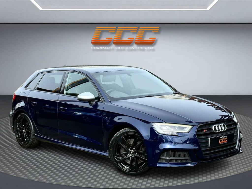 Audi S3 2.0 Tfsi Black Edition Sportback S Tronic Quattro Blue