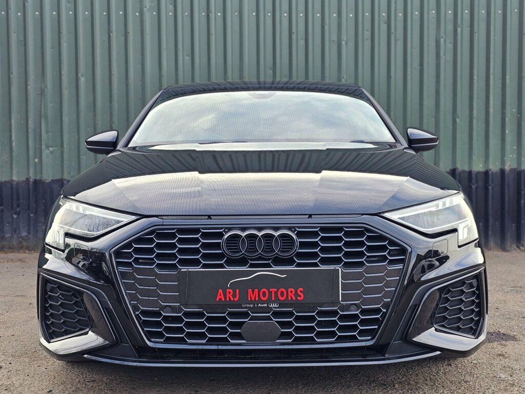 Audi A3 1.5 Tfsi 35 S Line S Tronic Euro 6 Ss KV70XMA Black #3