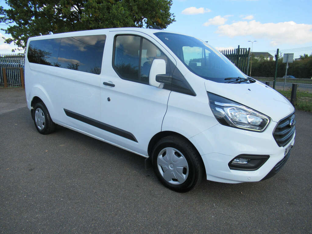 Ford Transit Custom 2.0 L2h1 320 Trend Kombi 9 Seat Double Cab Ecoblue White