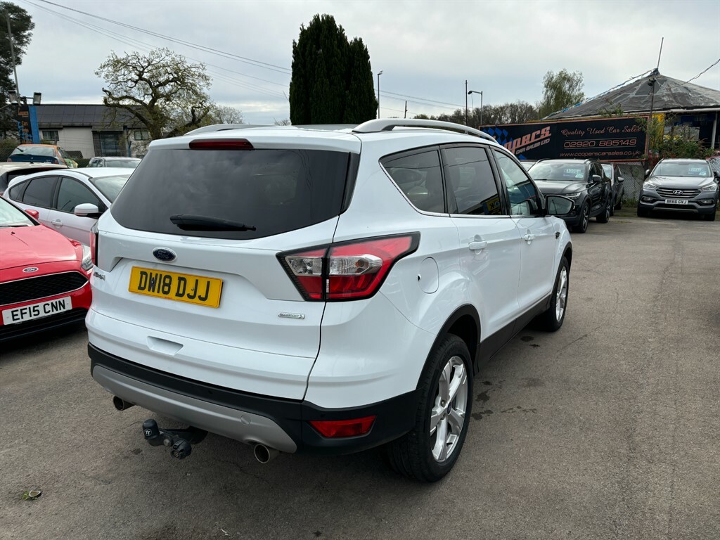 Ford Kuga Titanium X DW18DJJ White #6
