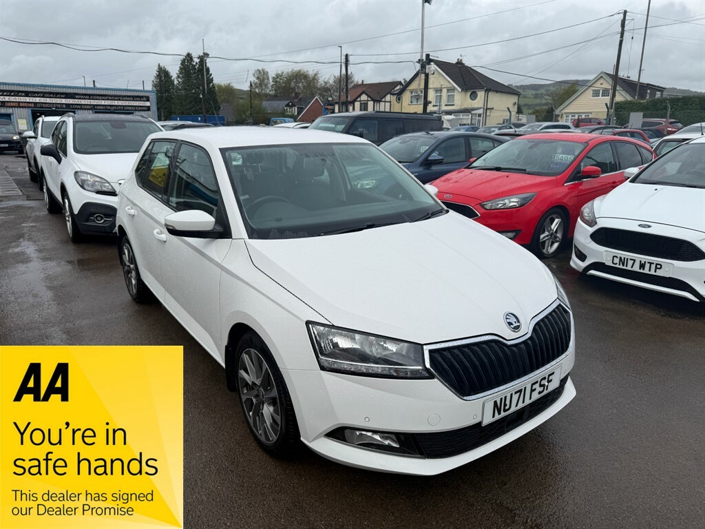 Skoda Fabia Se Drive Tsi White