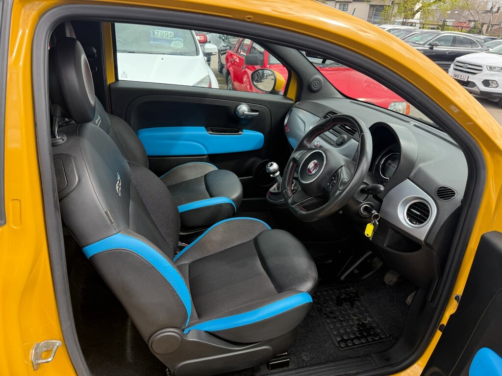 Fiat 500 S Yellow #5