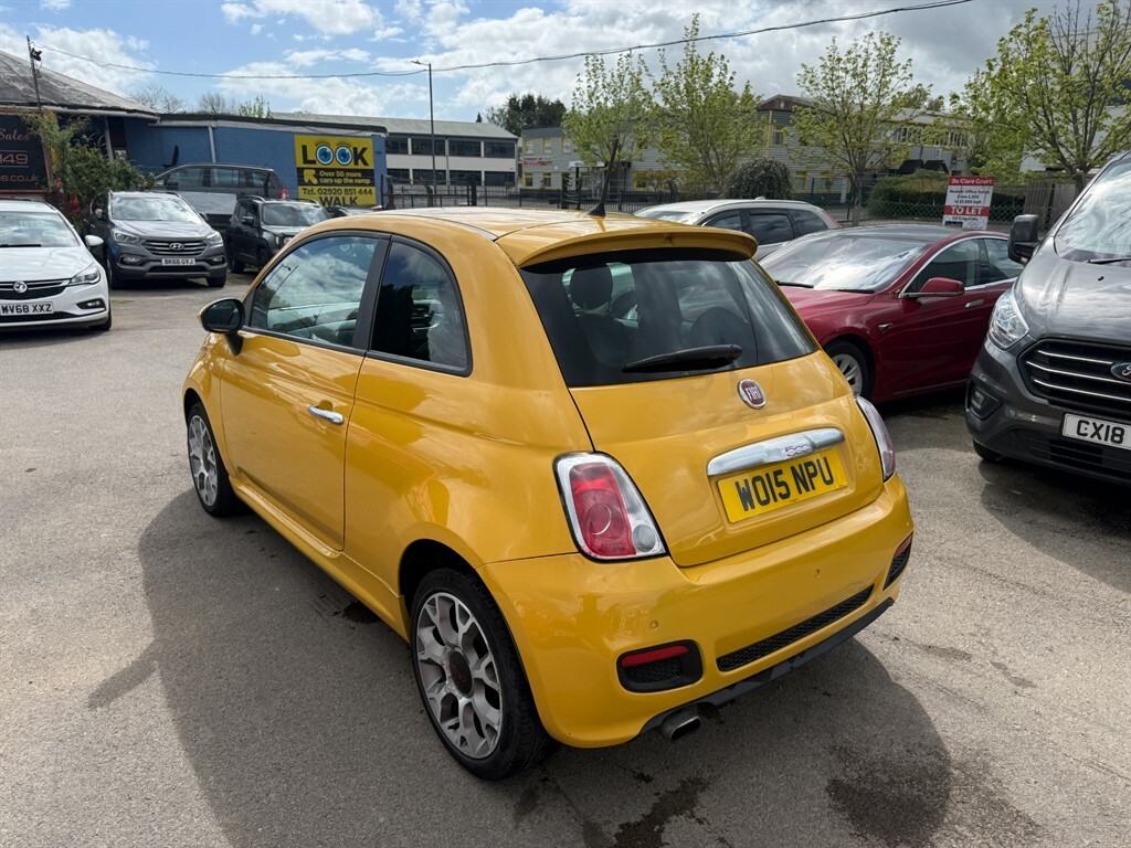 Fiat 500 S Yellow #2