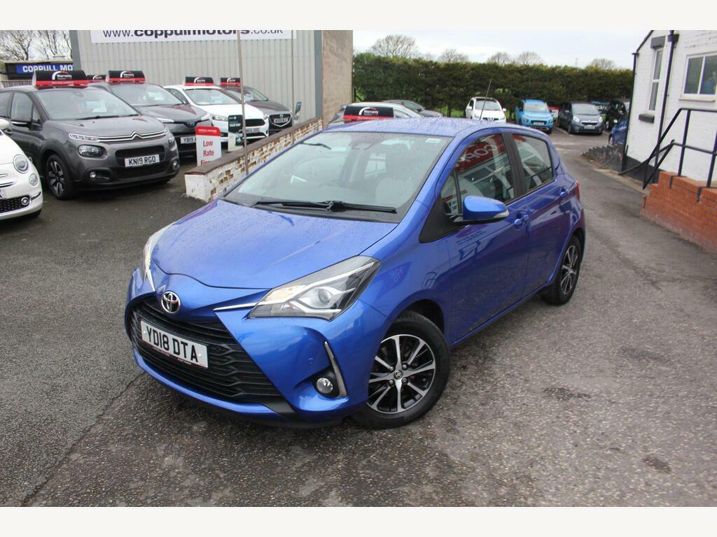 Toyota Yaris 1.5 Vvt-i Icon Tech Euro 6 YD18DTA Blue #4