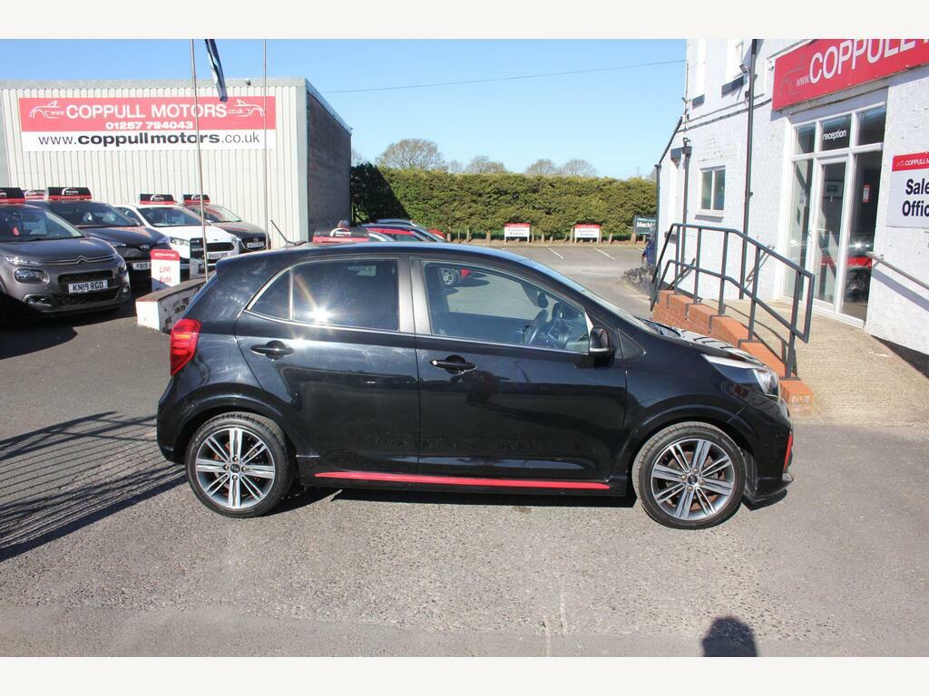 Kia Picanto 1.0 Gt-line Euro 6 Black #4