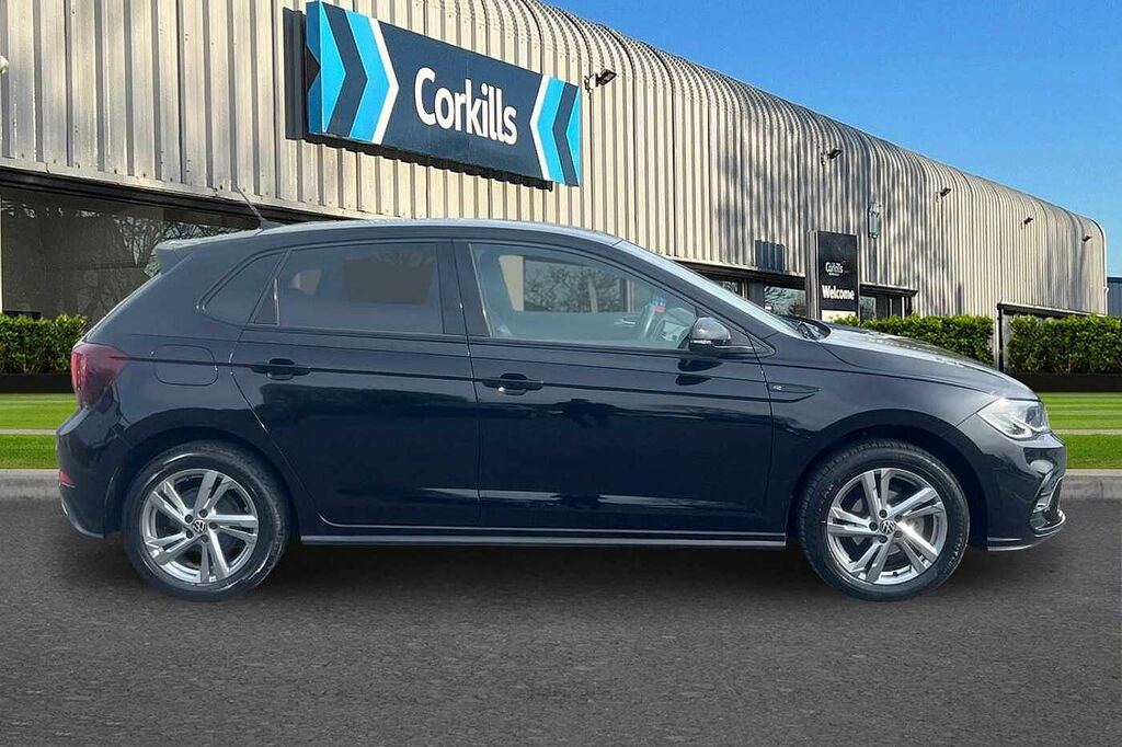 Volkswagen Polo 1.0 Tsi R-line Dsg PJ71ZYY Black #4