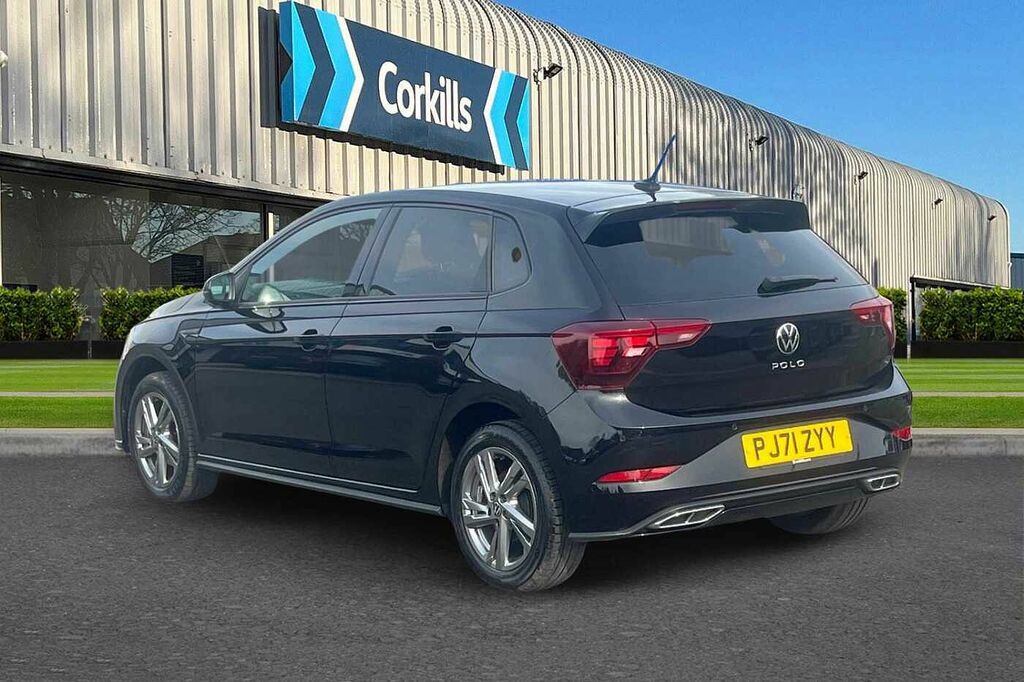 Volkswagen Polo 1.0 Tsi R-line Dsg PJ71ZYY Black #3