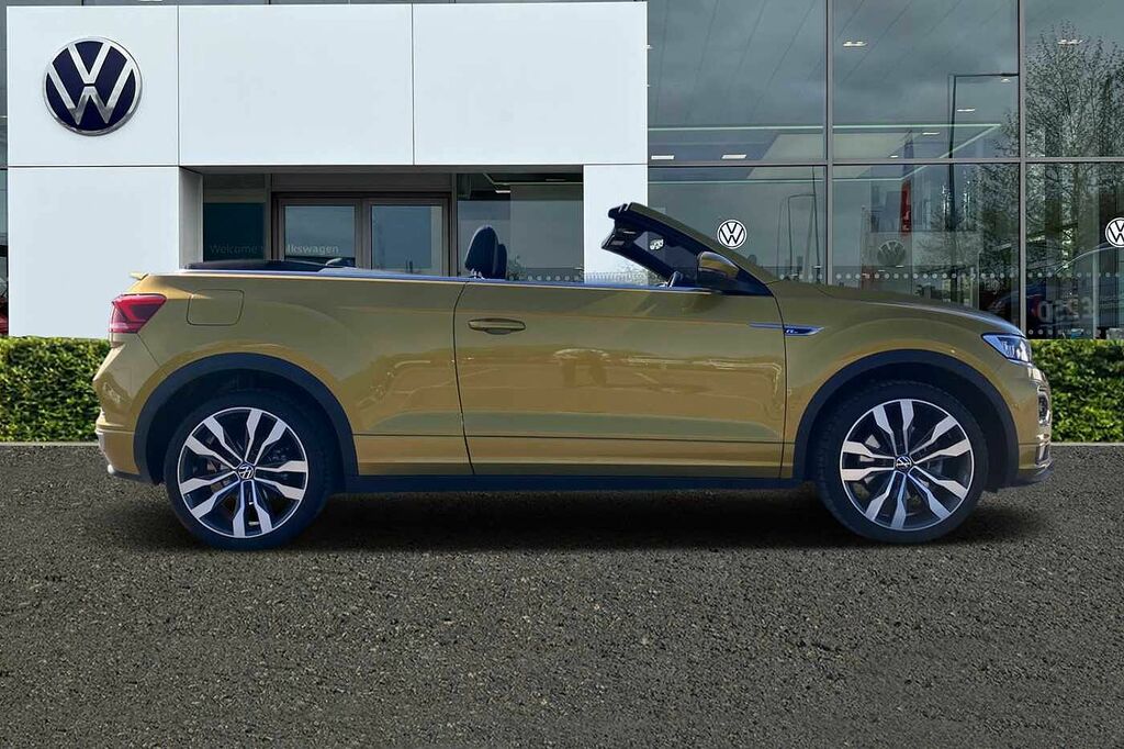 Volkswagen T-Roc 1.5 Tsi R-line Dsg MJ71AXA Yellow #4