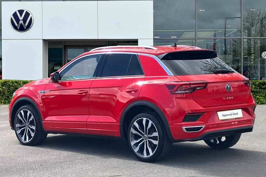 Volkswagen T-Roc 1.5 Tsi Evo R-line Dsg Red #3