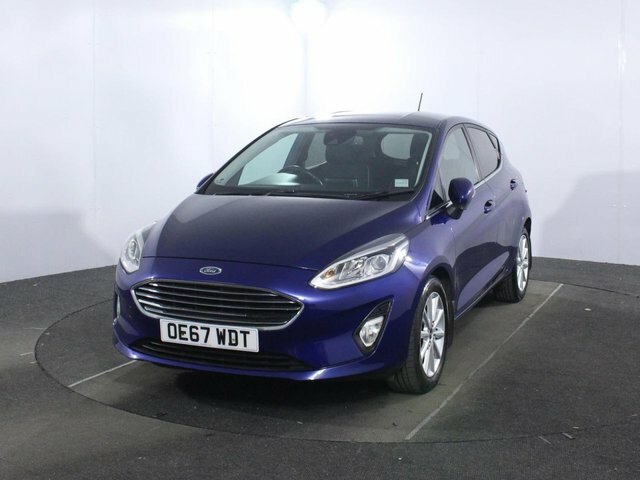 Ford Fiesta 1.0T Ecoboost Titanium Hatchback OE67WDT Blue #3