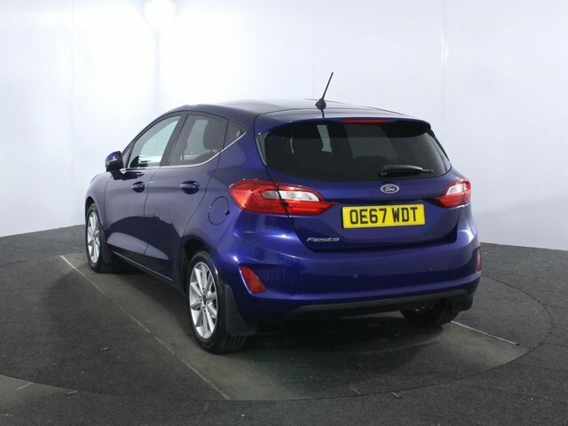 Ford Fiesta 1.0T Ecoboost Titanium Hatchback OE67WDT Blue #5
