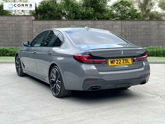 BMW 5 Series 2.0 520D Mht M Sport Saloon Hybrid Step MF22ZDL Grey #4
