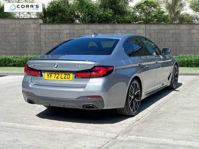 BMW 5 Series 2.0 520D Mht M Sport Saloon Hybrid Step YF72LZO Grey #3